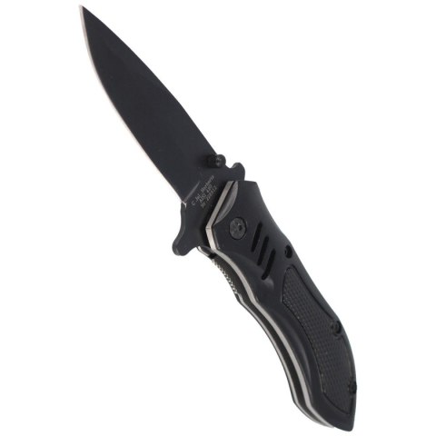 Nóż składany pólautomatyczny Herbertz Solingen Black Aluminium, Black Blade (228912) Herbertz GmbH