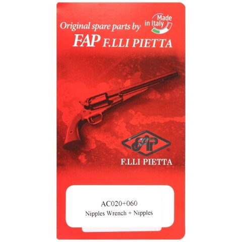 Pietta Mod T #11 klucz do kominków rewolwerowych + kominki (AC020+060) Pietta Firearms