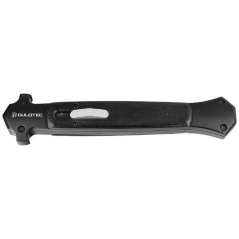 Nóż automatyczny Dulotec OTF Italian Stiletto Black Aluminium, Satin 3Cr13MoV (K186A) Dulotec