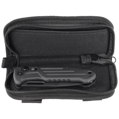 Nóż automatyczny Fox New Smarty SP Black Aluminium, Black PVD N690Co by Stefano De Lorenzi (FX-503SP B) FOX