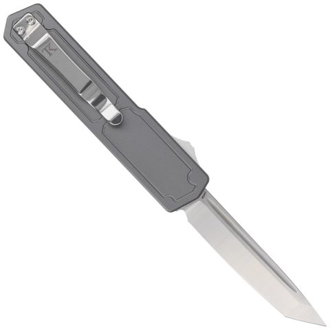 Nóż automatyczny OTF TacKnives TAKCOM Vigor V2 Carbon Fiber / Grey Aluminum, Satin CPM 154CM TacKnives