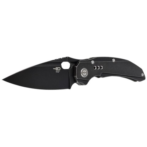Nóż składany Bestech Exploit Black Stonewashed Titanium, Black Stonewashed S35VN by Todd Knife and Tool (BT2005C) Bestech Knives