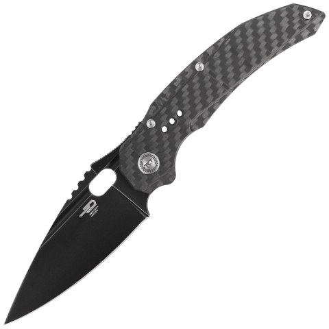 Nóż składany Bestech Exploit Black Titanium/CF, Black Stonewashed CPM S35VN by Todd Knife and Tool (BT2005G) Bestech Knives