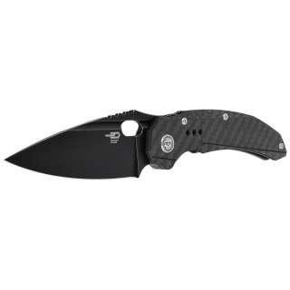 Nóż składany Bestech Exploit Black Titanium/CF, Black Stonewashed CPM S35VN by Todd Knife and Tool (BT2005G) Bestech Knives
