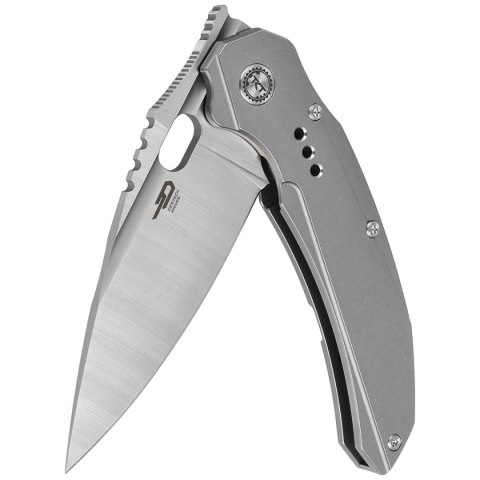 Nóż składany Bestech Exploit Grey Titanium, Satin CPM S35VN by Todd Knife and Tool (BT2005A) Bestech Knives