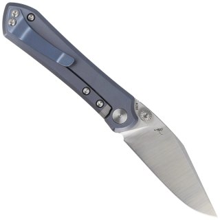 Nóż składany Bestech Icarus Blue Stonewashed Titanium, Satin M390 by Nick Rogers (BT2302E) Bestech Knives