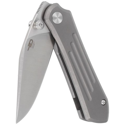 Nóż składany Bestech Icarus Dark Stonewashed Titanium, Satin M390 by Nick Rogers (BT2302C) Bestech Knives