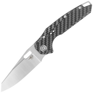 Nóż składany Bestech Nyxie Grey Titanium/Carbon Fiber, Stonewashed/Satin CPM S35VN by Todd Knife and Tool (BT2209C) Bestech Knives