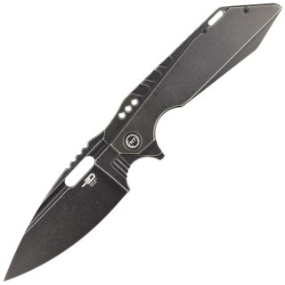 Nóż składany Bestech Shodan Black Titanium, Black Stonewashed CPM S35VN by Todd Knife and Tool (BT1910B) Bestech Knives