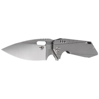 Nóż składany Bestech Shodan Grey Titanium, Stonewashed / Satin CPM S35VN by Todd Knife and Tool (BT1910A) Bestech Knives
