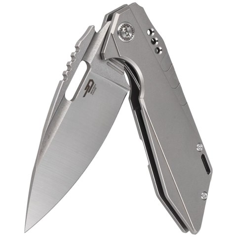 Nóż składany Bestech Shodan Grey Titanium, Stonewashed / Satin CPM S35VN by Todd Knife and Tool (BT1910A) Bestech Knives