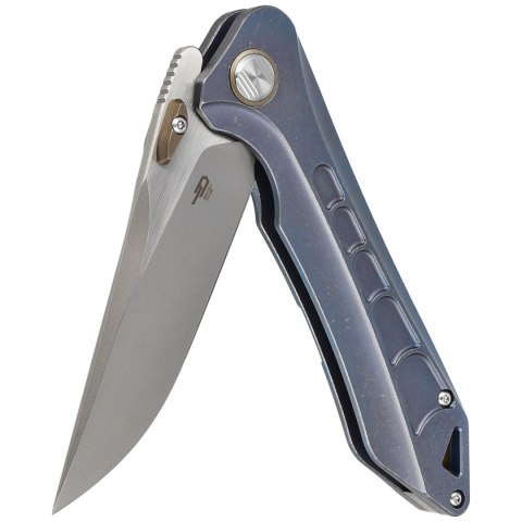 Nóż składany Bestech Supersonic Blue Titanium, Stonewashed / Satin CPM S35VN (BT1908B) Bestech Knives