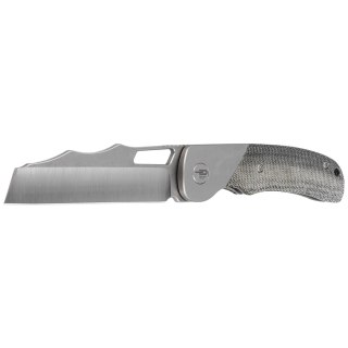 Nóż składany Bestech Syn Grey Titanium / Black Canvas Micarta, Hand Rubbed Stonewashed / Satin Elmax by Evolved EDC (BT2306B) Bestech Knives