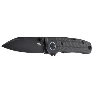 Nóż składany Bestech Tonic Black Titanium/Carbon Fiber, Black Stonewashed M390 by Colin Maisonpierre (BT2204E) Bestech Knives
