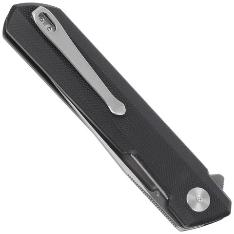 Nóż składany Bestechman Dundee Black G10, Grey PVD / Satin D2 by Ostap Hel (BMK01D) Bestechman by Bestech Knives