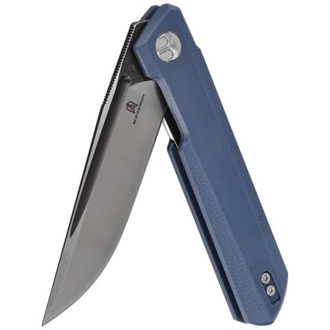 Nóż składany Bestechman Dundee Gray G10, Grey PVD / Satin D2 by Ostap Hel (BMK01F) Bestechman by Bestech Knives