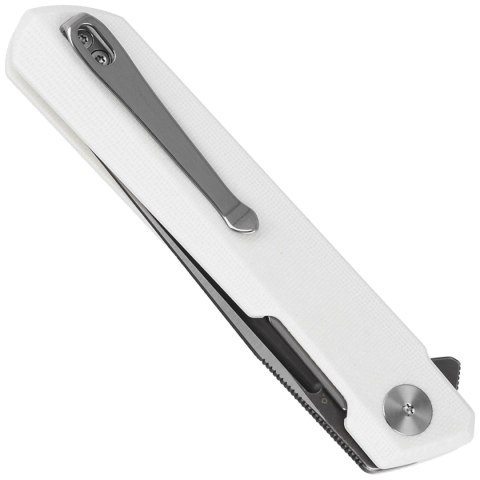 Nóż składany Bestechman Dundee White G10, Grey PVD / Satin D2 by Ostap Hel (BMK01G) Bestechman by Bestech Knives