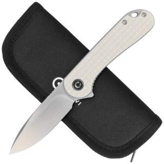 Nóż składany CIVIVI Elementum Flipper Patterned Ivory G10, Satin D2 (C907A-3) Civivi by WE Knife