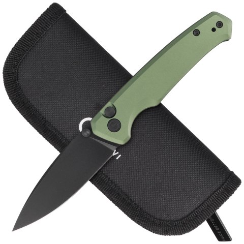 Nóż składany Civivi Altus Green Aluminum, Black Stonewashed Nitro-V (C20076-5) Civivi by WE Knife
