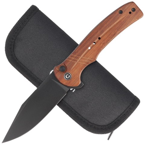 Nóż składany Civivi Cogent Guibourtia Wood, Black Stonewashed 14C28N (C20038D-8) Civivi by WE Knife