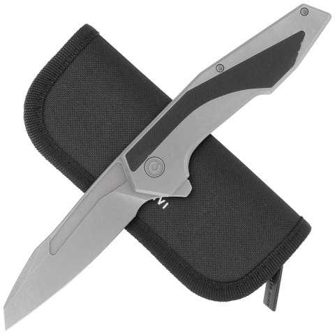 Nóż składany Civivi Hypersonic Gray Steel / Black G10, Gray Stonewashed 14C28N by Gustavo T. Cecchini (C22011-2) Civivi by WE Knife