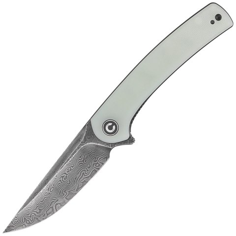 Nóż składany Civivi Mini Asticus Natural G10, Black Hand Rubbed Damascus (C19026B-DS1) Civivi by WE Knife