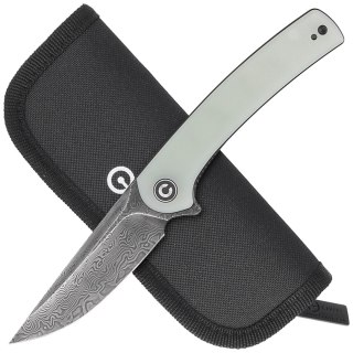 Nóż składany Civivi Mini Asticus Natural G10, Black Hand Rubbed Damascus (C19026B-DS1) Civivi by WE Knife