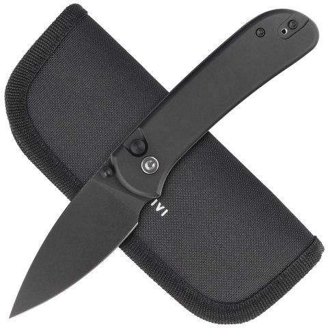 Nóż składany Civivi Qubit Black Aluminum, Black Stonewashed 14C28N (C22030E-1) Civivi by WE Knife