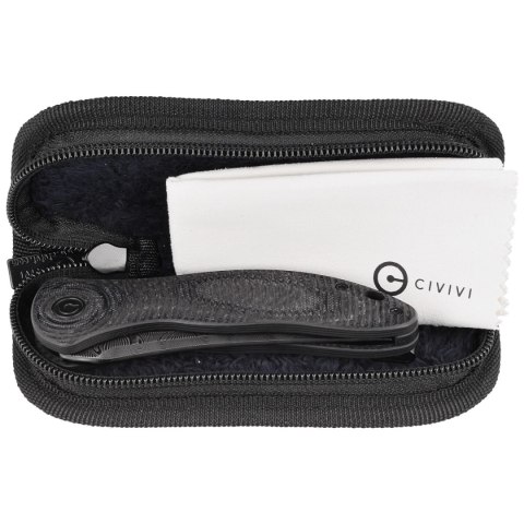 Nóż składany Civivi Synergy3 Black G10 / Twill Carbon Fiber, Black Hand Rubbed Damascus by Jim O'Young (C20075A-DS1) Civivi by WE Knife