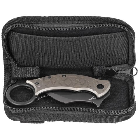 Nóż składany FOX Tribal K Karambit Bronze Titanium, PVD M390 by Doug Marcaida (FX-802 TiPVD) FOX