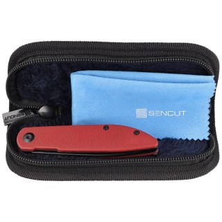 Nóż składany Sencut Bocll II Burgundy G10, Black Stonewashed D2 by Brad Zinker (S22019-3) Sencut by We Knife