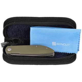 Nóż składany Sencut Bocll II OD Green G10, Gray Stonewashed D2 by Brad Zinker (S22019-4) Sencut by We Knife