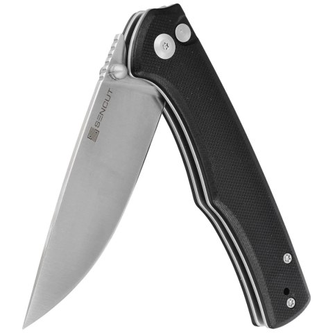 Nóż składany Sencut Crowley Black G10, Satin D2 (S21012-4) Sencut by We Knife