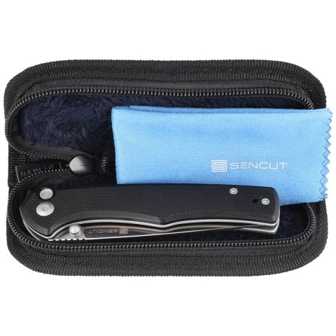 Nóż składany Sencut Crowley Black G10, Satin D2 (S21012-4) Sencut by We Knife