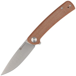 Nóż składany Sencut Neches Brown Micarta, Satin 10Cr15CoMoV (SA09D) Sencut by We Knife
