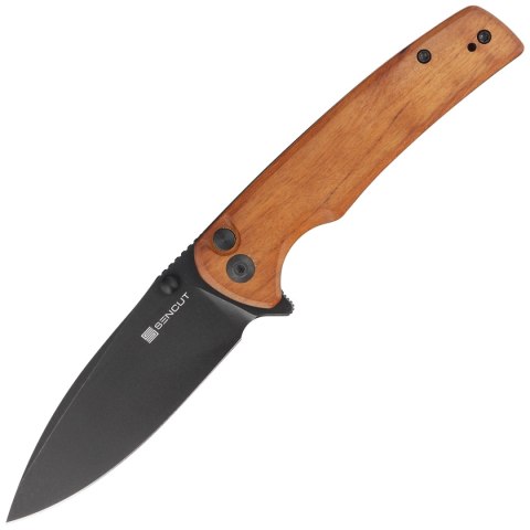 Nóż składany Sencut Sachse Guibourtia Wood, Black Stonewashed 9Cr18MoV (S21007-6) Sencut by We Knife