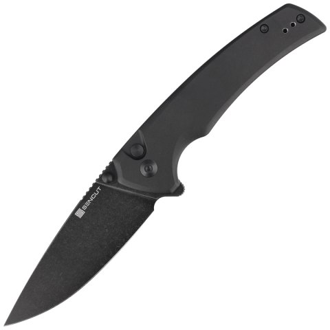 Nóż składany Sencut Serene Black Aluminium, Black Stonewashed D2 (S21022B-1) Sencut by We Knife