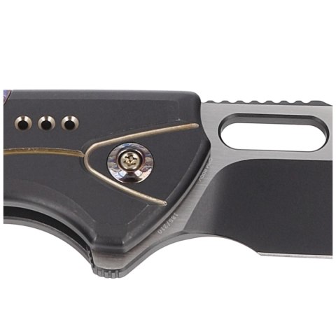 Nóż składany WE Knife Exciton LE No 185/210 Black / Flamed Titanium, Two Tone CPM 20CV (WE22038A-4) WE Knife