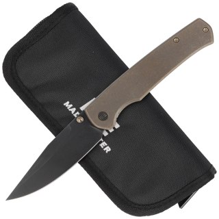 Nóż składany WE Knife Evoke Bronze 6AL4V Titanium, Black Stonewashed CPM 20CV by Ray Laconico (WE21046-2) WE Knife
