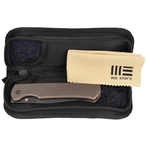 Nóż składany WE Knife Evoke Bronze 6AL4V Titanium, Black Stonewashed CPM 20CV by Ray Laconico (WE21046-2) WE Knife