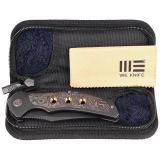 Nóż składany WE Knife Magnetron Black Titanium / Copper Foil CF, Two Tone Black CPM 20CV (WE18058-3) WE Knife