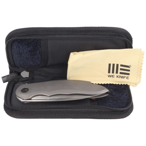 Nóż składany WE Knife Makani LE No 129/210 Gray Titanium, Hand Rubbed Satin CPM 20CV by Anton Tkachenko (WE21048-2) WE Knife