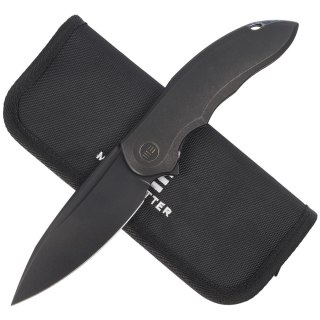 Nóż składany WE Knife Makani LE No 204/300 Black Titanium, Black Stonewashed CPM 20CV by Anton Tkachenko (WE21048-1) WE Knife