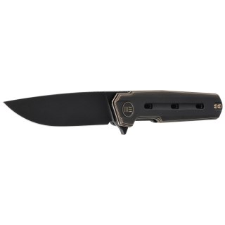 Nóż składany WE Knife Navo Bronze / Black Titanium, Black Stonewashed CPM 20CV by Ostap Hel (WE22026-3) WE Knife