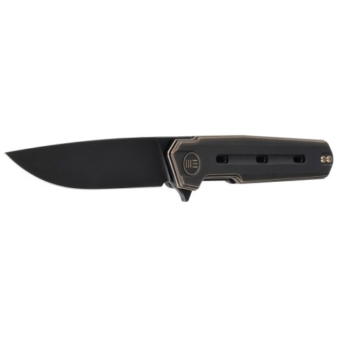 Nóż składany WE Knife Navo Bronze / Black Titanium, Black Stonewashed CPM 20CV by Ostap Hel (WE22026-3) WE Knife