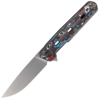 Nóż składany WE Knife Navo Nebula Fat Carbon Fiber, Hand Rubbed Satin CPM 20CV by Ostap Hel (WE22026-4) WE Knife