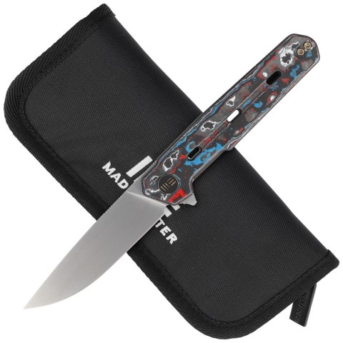 Nóż składany WE Knife Navo Nebula Fat Carbon Fiber, Hand Rubbed Satin CPM 20CV by Ostap Hel (WE22026-4) WE Knife