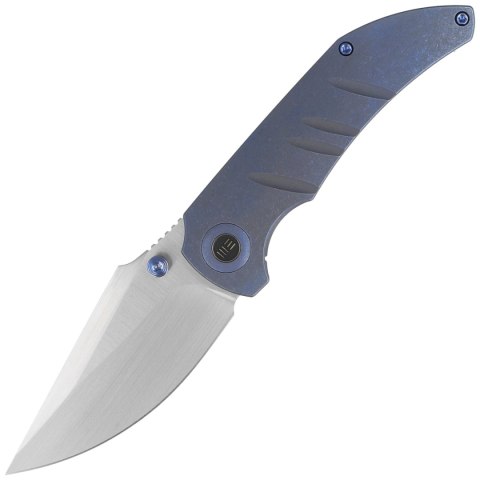 Nóż składany WE Knife Riff-Raff Blue Titanium, Hand Rubbed Satin CPM 20CV by Matthew Christensen (WE22020B-2) WE Knife