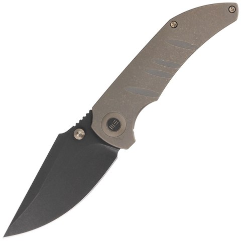 Nóż składany WE Knife Riff-Raff Bronze Titanium, Black Stonewash CPM 20CV by Matthew Christensen (WE22020B-1) WE Knife