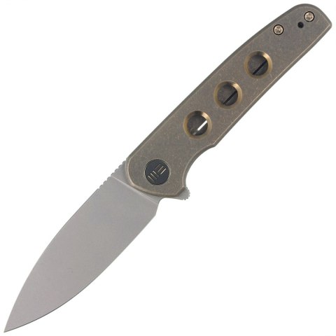 Nóż składany WE Knife Shakan LE No 090/210 Bronze Titanium, Gray Stonewashed CPM 20CV (WE20052B-2) WE Knife